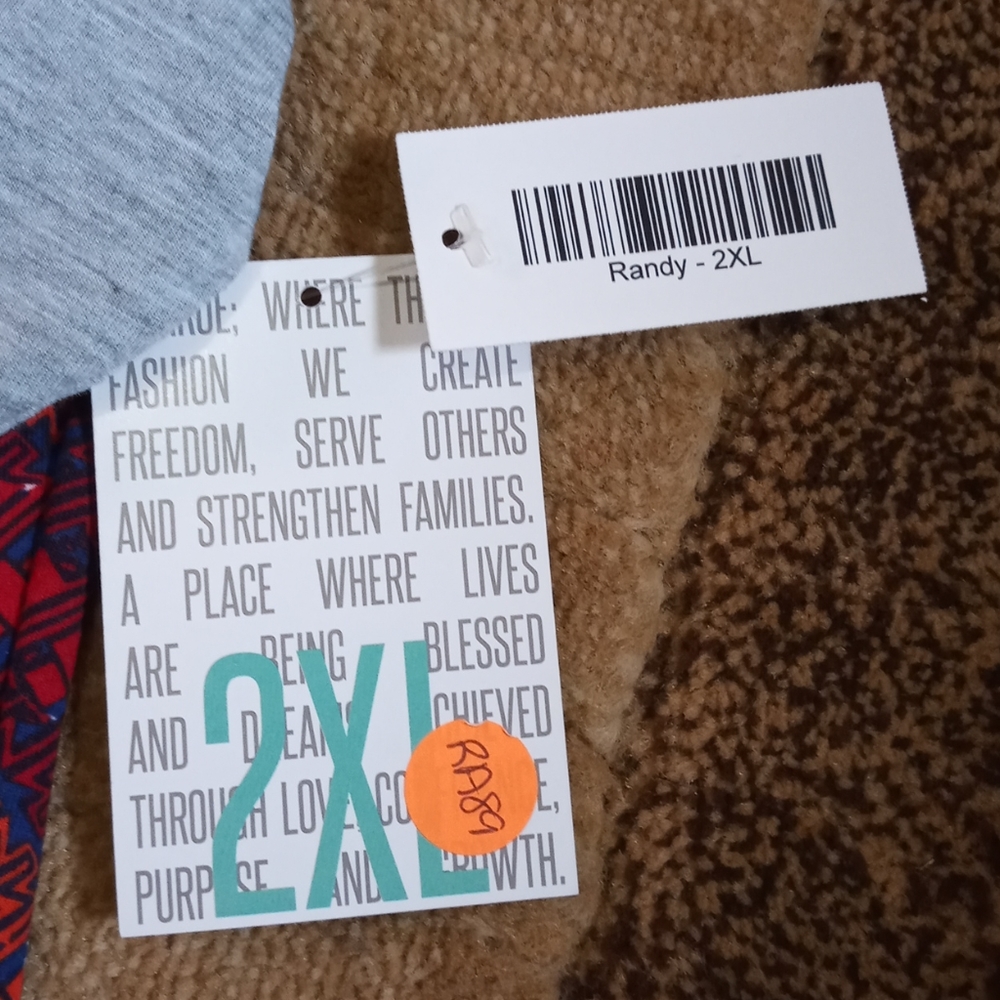 LuLaRoe Randy 2xl - Picture 4 of 5